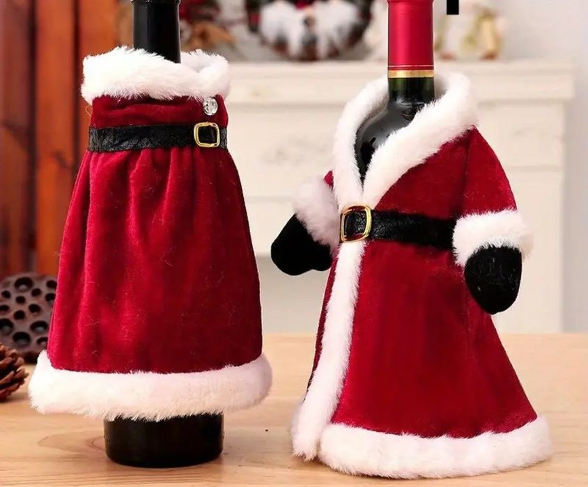 Nowy komplet świąteczny na butelki