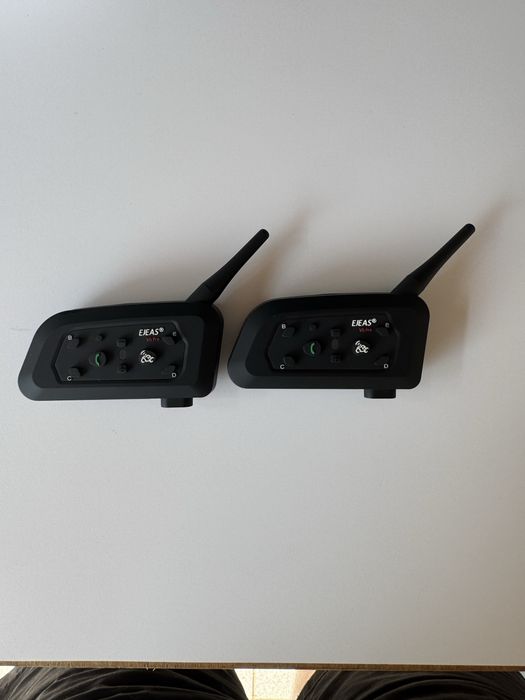 Intercomunicador capacete mota duplo