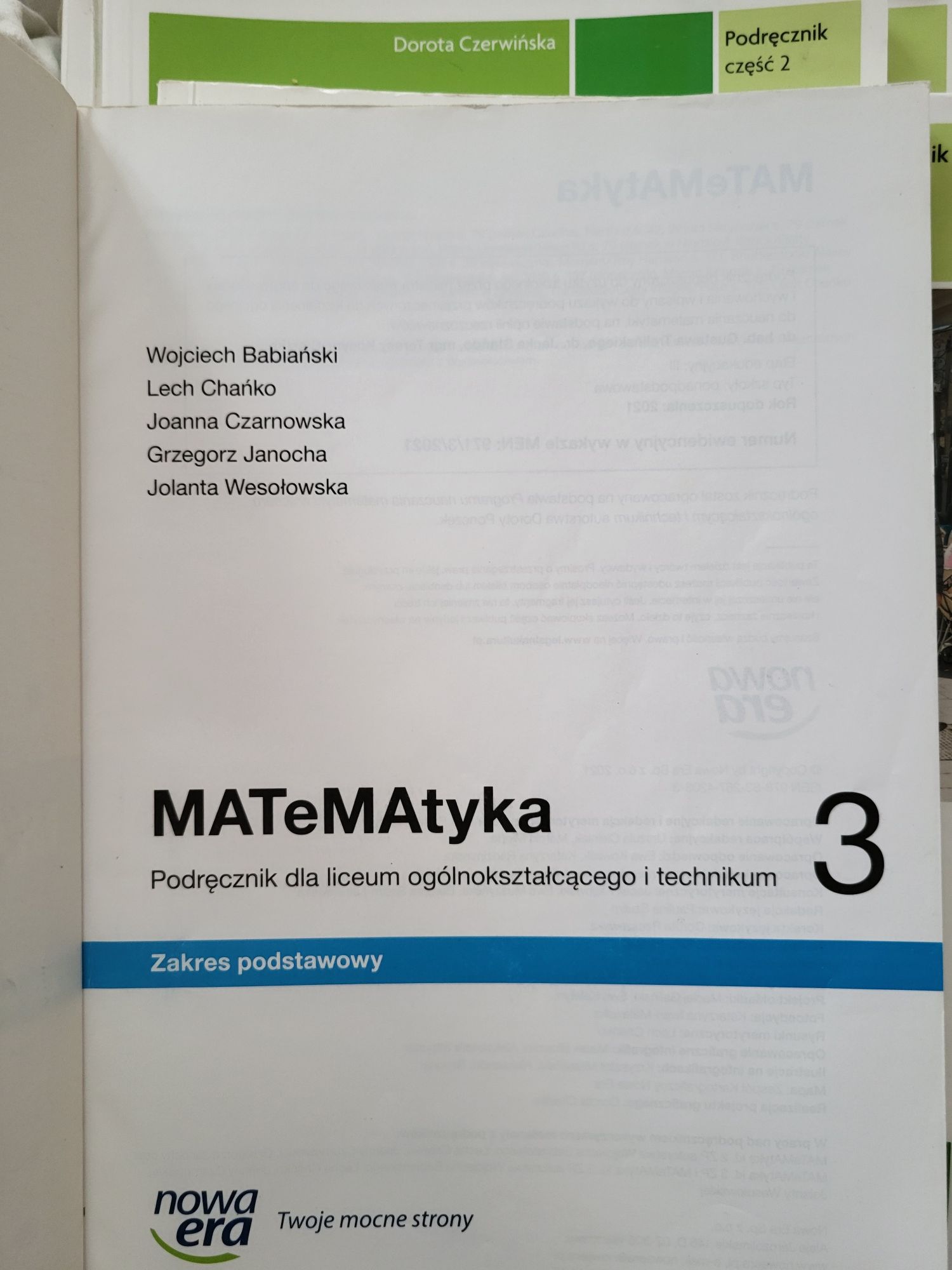 podręcznik książka Matematyka kl3  technikum liceum