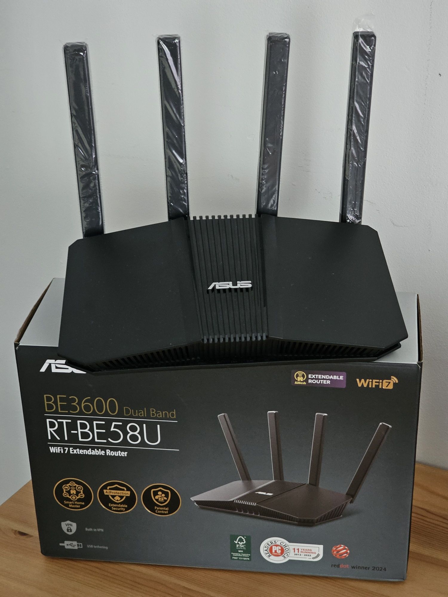 Router Asus RT-BE58U z Wifi7