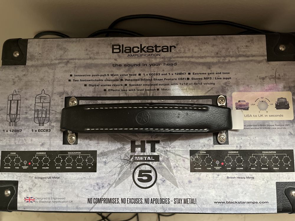 Blackstar 5 HT metal (head i kolumna)