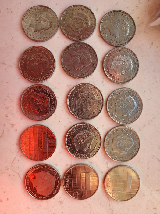 Guldeny 15 sztuk o nominale 1 gulden