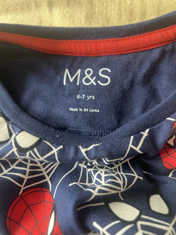 Нова піжама M&S 6-7 років 122 см спайдермен