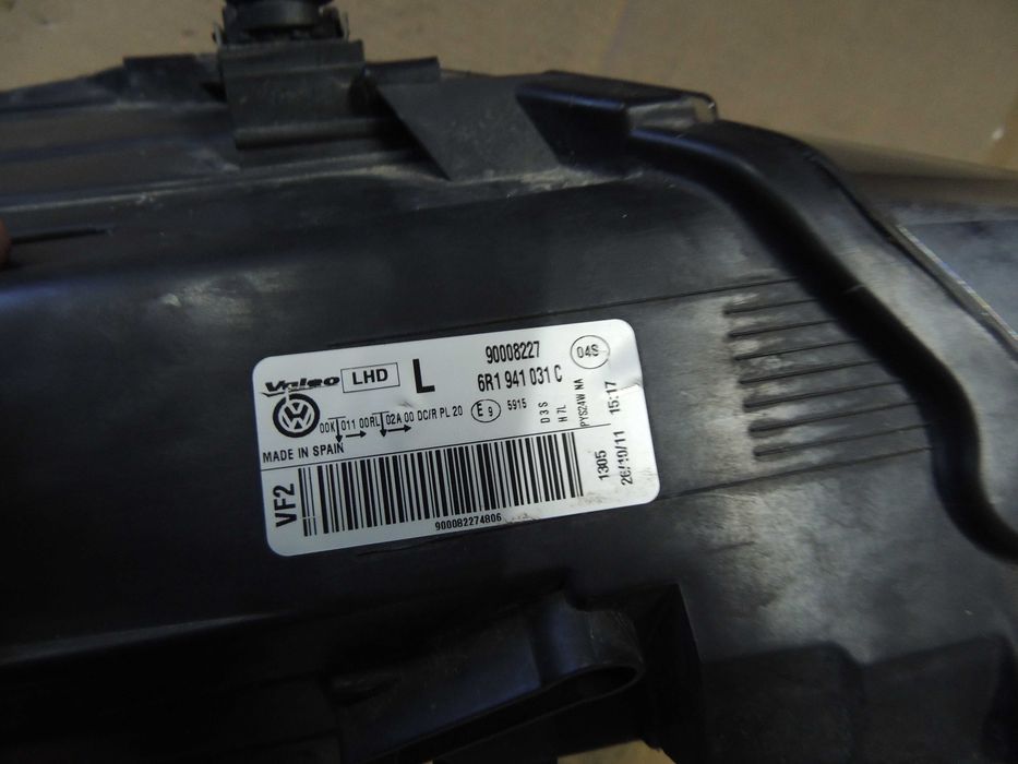 Lampa przednia lewa europejska VW Volkswagen Polo 6R LIFT 6C XENON LED