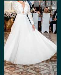 Suknia ślubna rozmiar 38 175cm