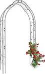 Pergola Relaxdays wys. x szer. x gł.: 255 x 137 x 39 cm