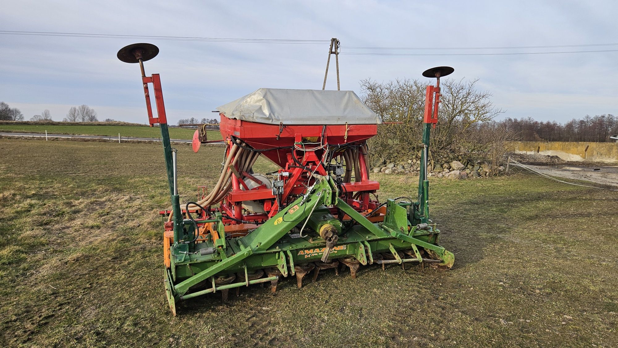 Agregat brona wirowa amazone ke302,  siewnik accord
