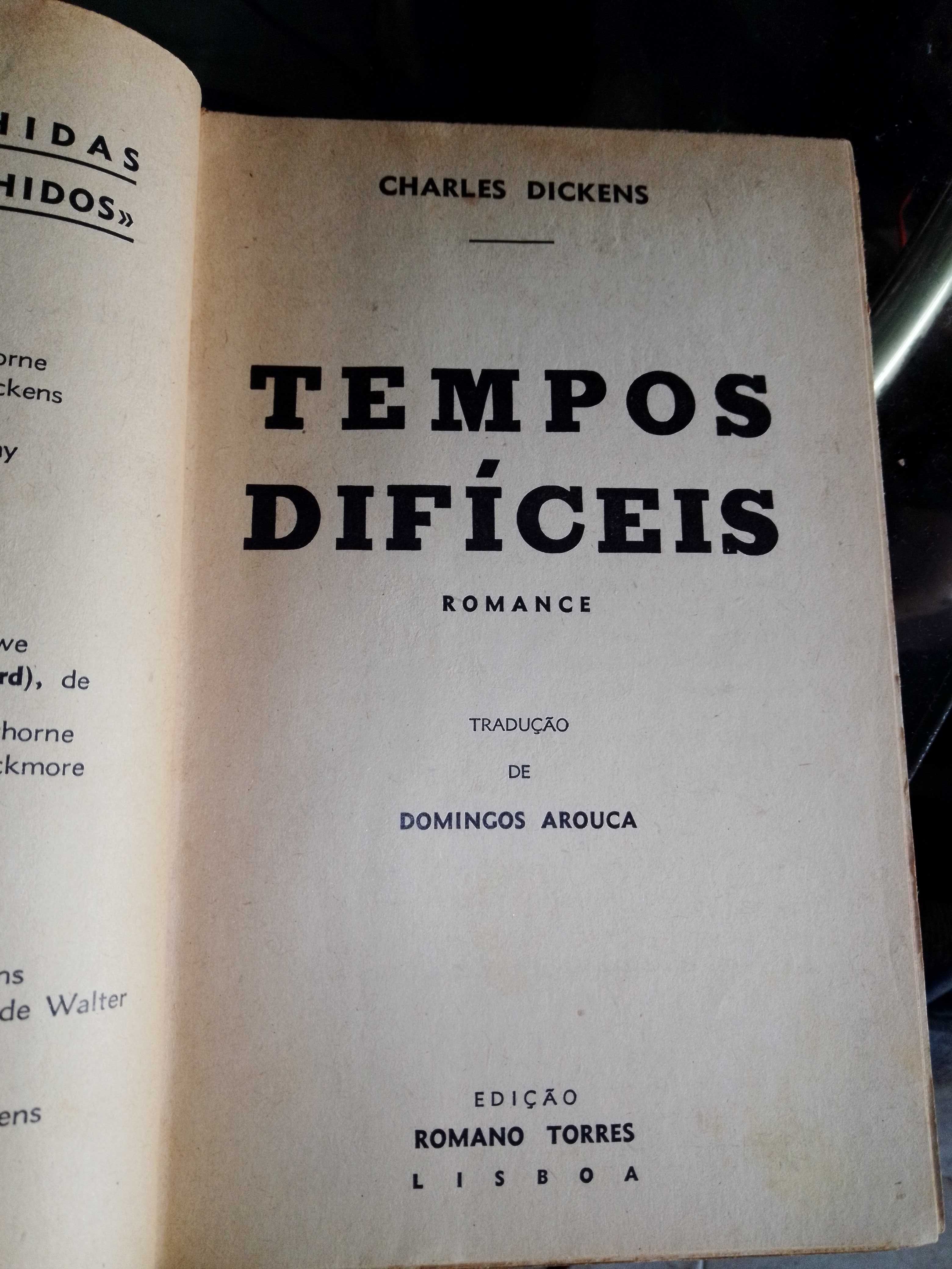 livros antigos charles dickens