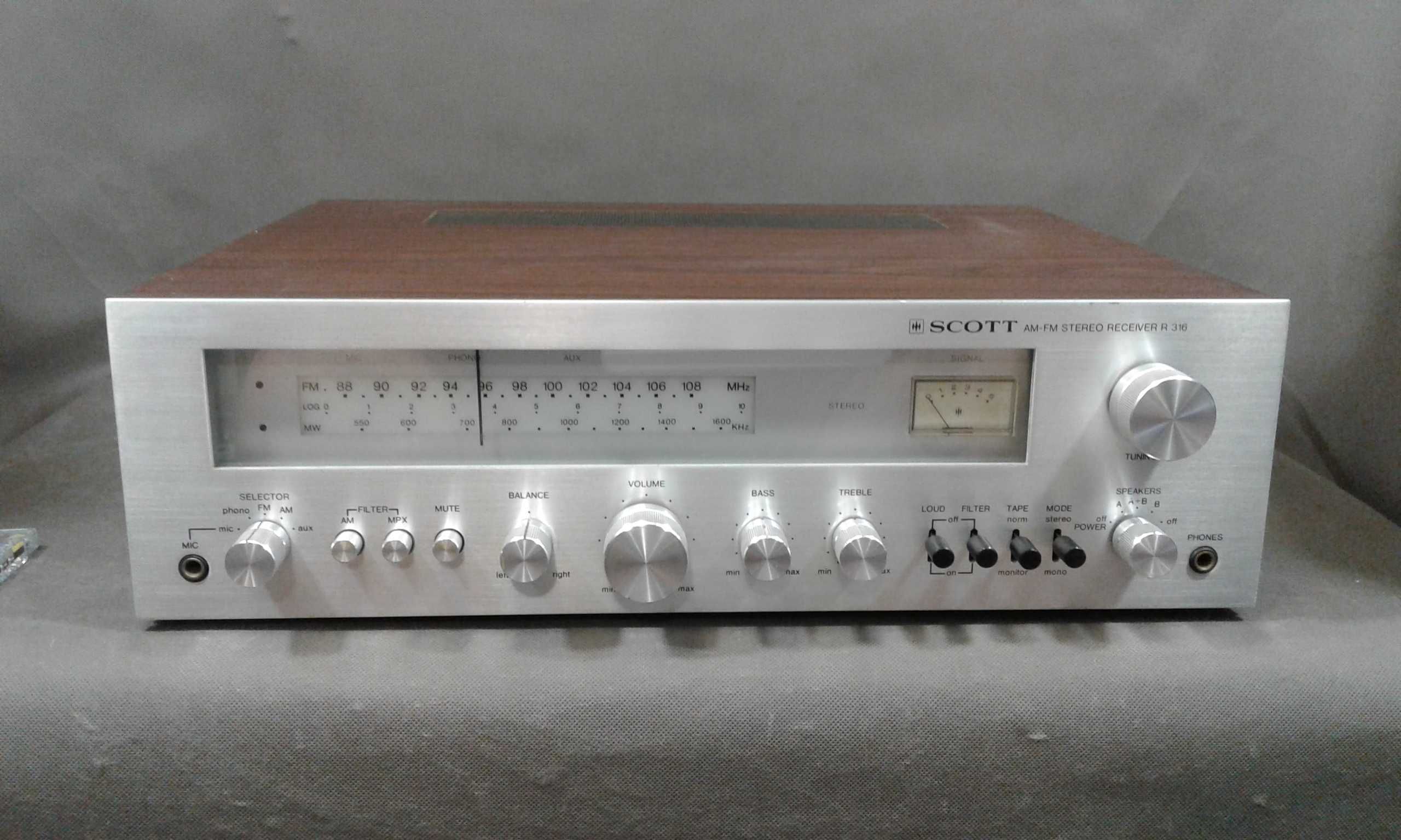 SCOTT R-316,amplituner stereo,vintage