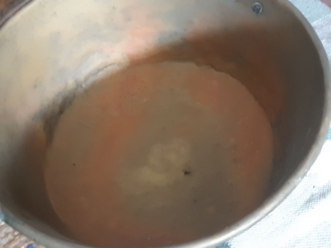 Caldeirão em latão com pega