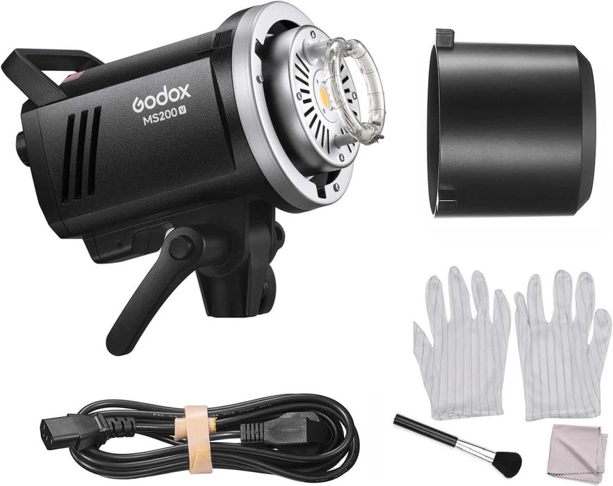 Godox MS200-V 200 W, ulepszona, bezprzewodowa lampa błyskowa 2,4 G