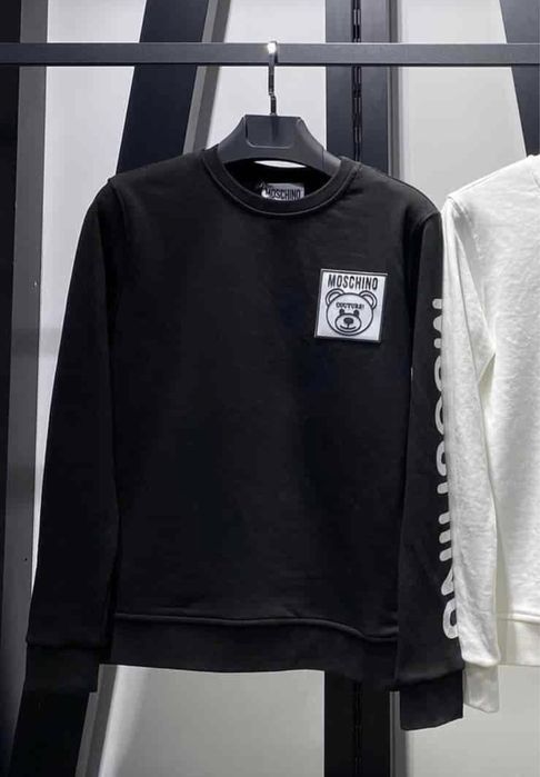 РАСПРОДАЖА! Moschino мужской брендовый свитшот кофта реглан батник