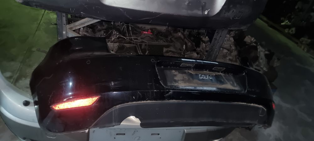 Parachoques traz volkswagen golf 6 c/ sensores estacionamento