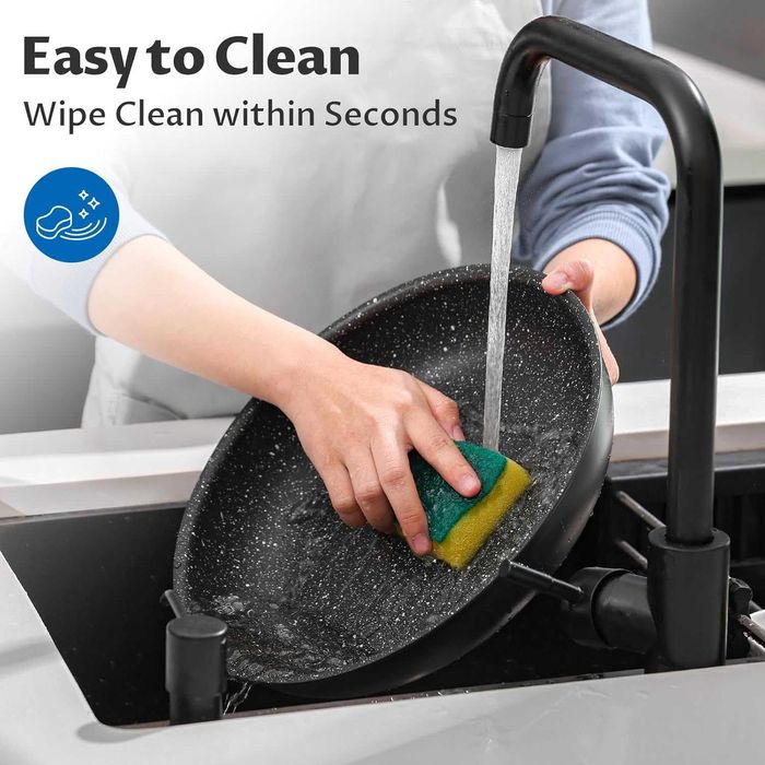 Nowa patelnia / rondel / zestaw patelni / 13el / BEZIA / garnek !N151!