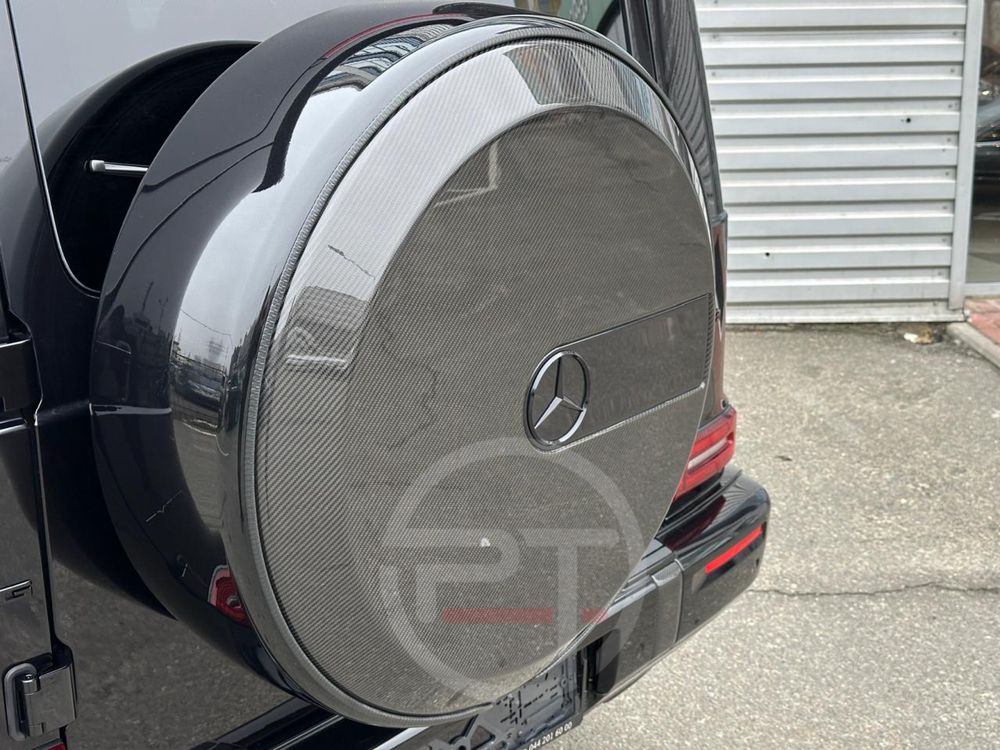 Карбон пакет G63 AMG Mercedes W465 Бампер Клыки Запаска Молдинги