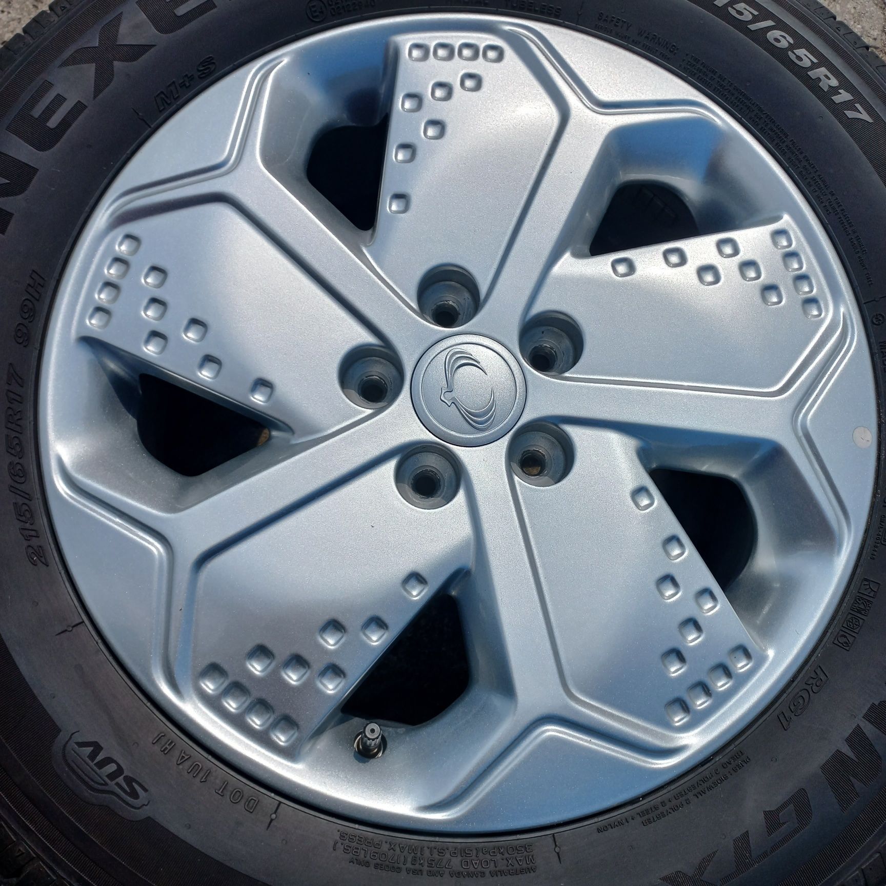 Oryginalne Felgi Aluminiowe SSANGYONG 17" 5x112 6,5J ET45,5 Idealne !