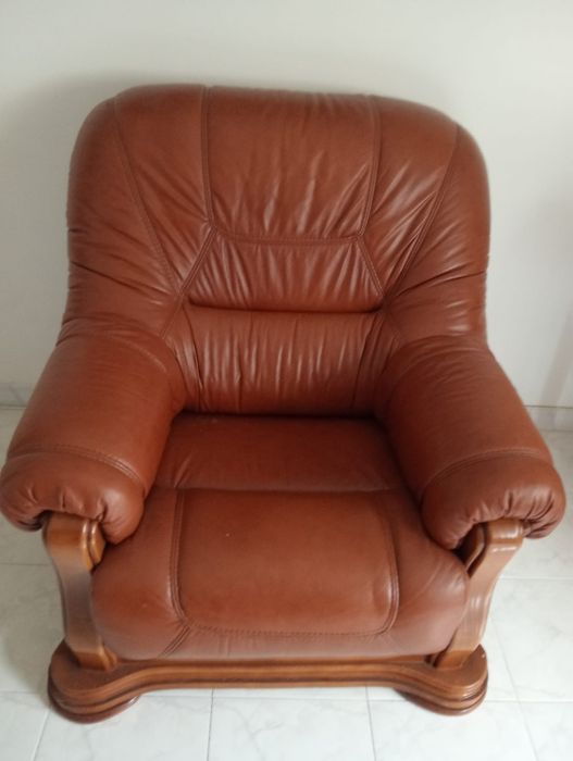 Poltrona de couro