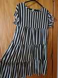 Vestido novo riscas