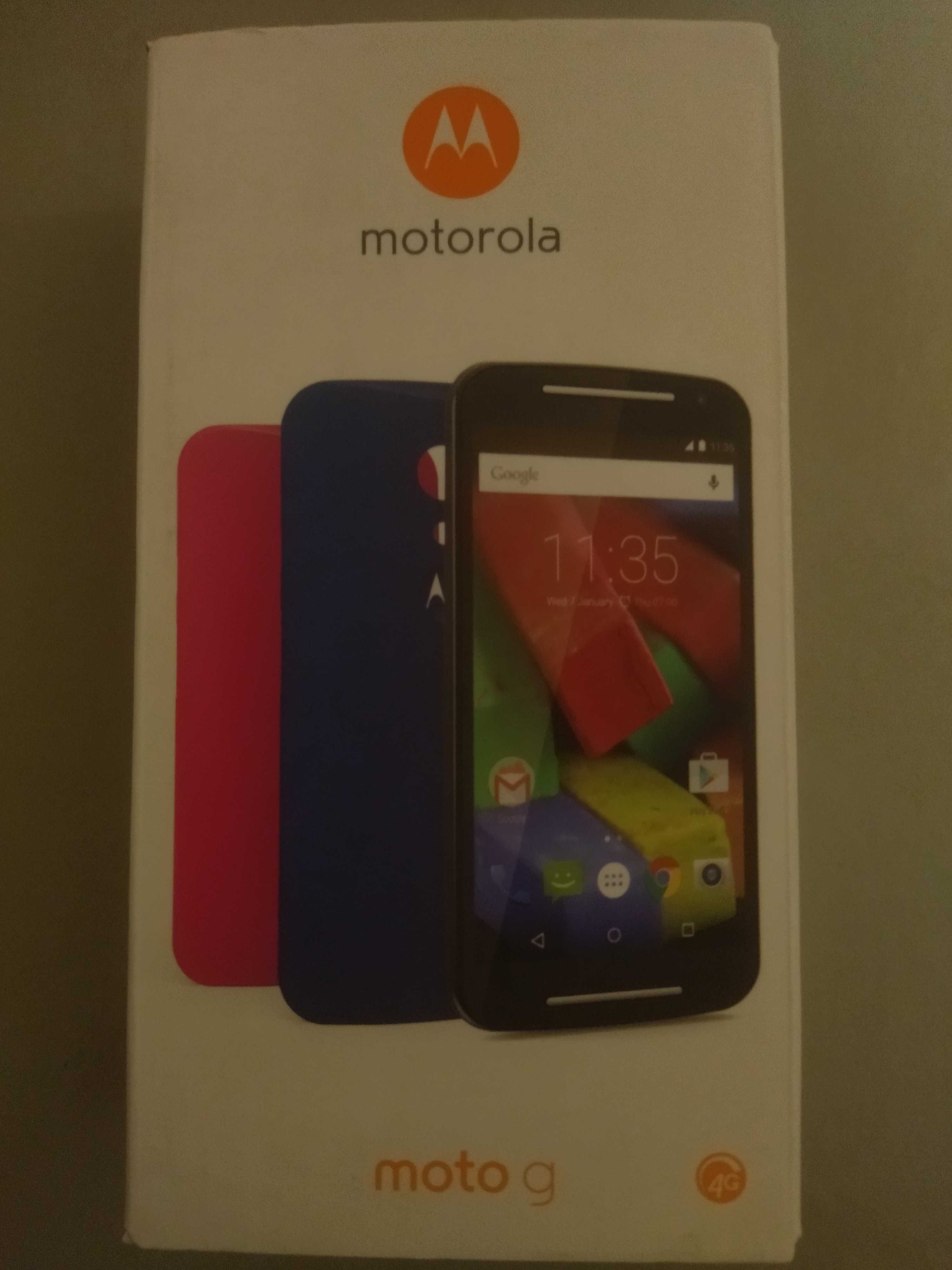 Motorola modelo: XT1072 Moto G ( 2 a Geração)+ 2 capas ( rosa e azul)