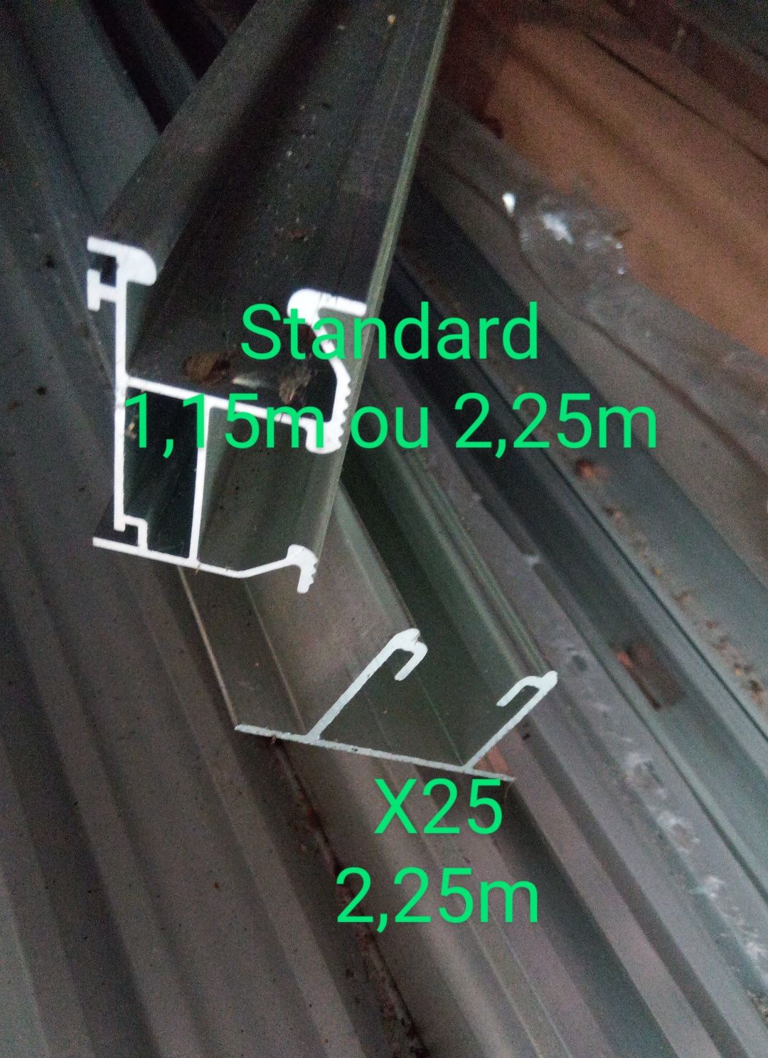 Estrutura Alumínio Perfil para Painéis solares fotovoltaicos Fixadores