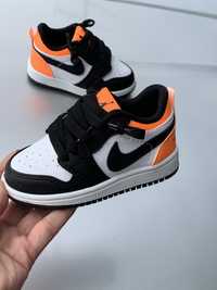 Кросівки дитячі Nike Air Jordan Black Orange р.21-24