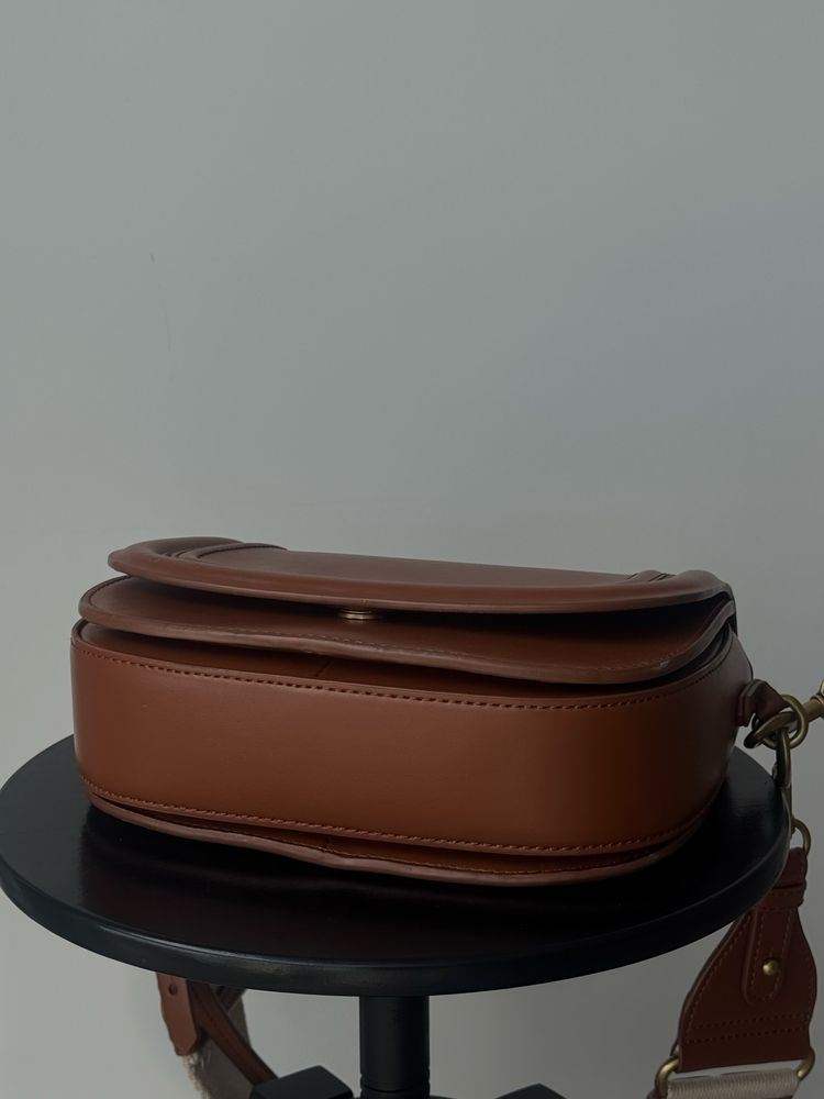 Коричнева сумка zara