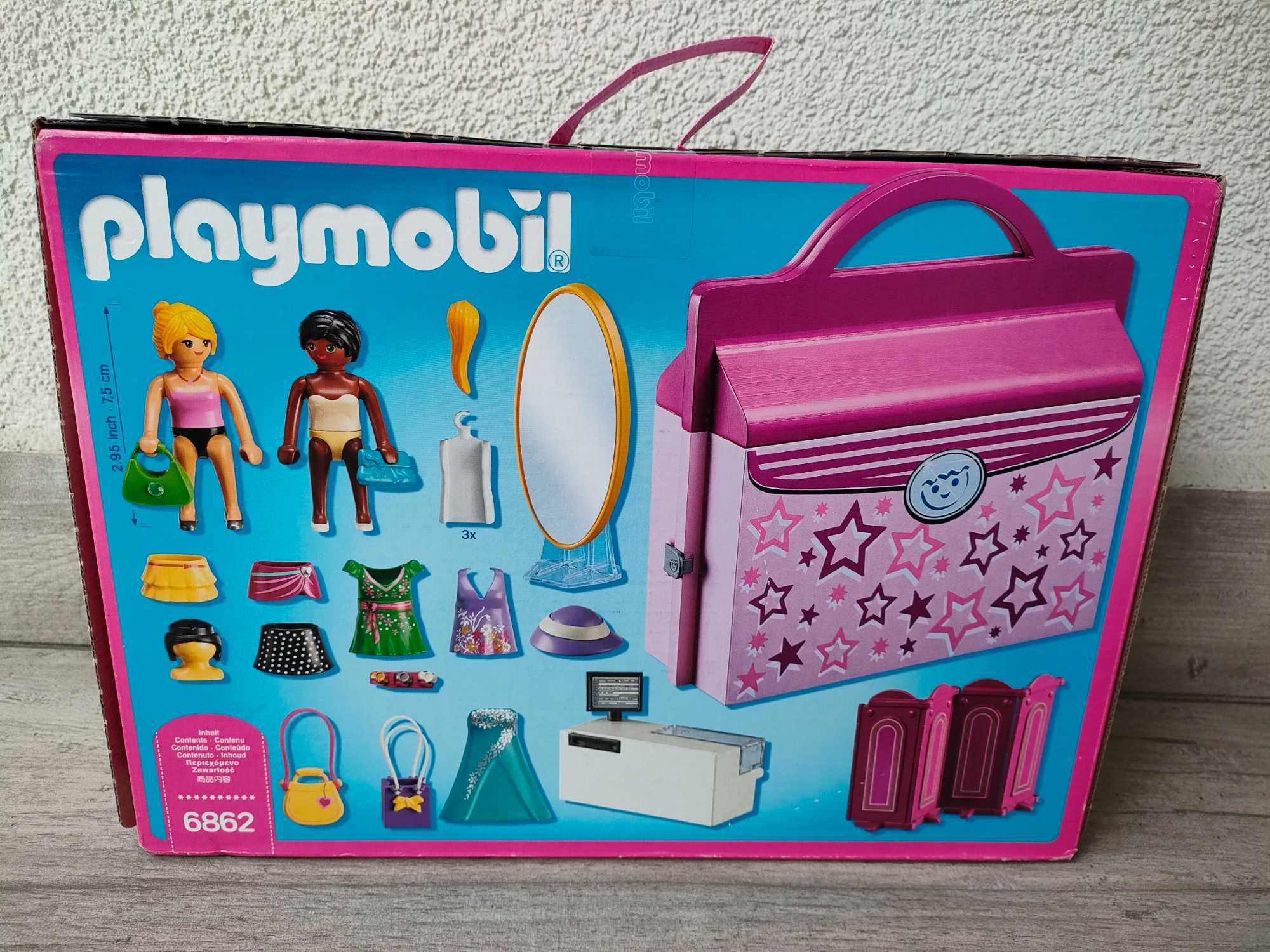 Playmobil 6862 Przenośny Butik Fashion Girls klocki - NOWY zestaw W-wa