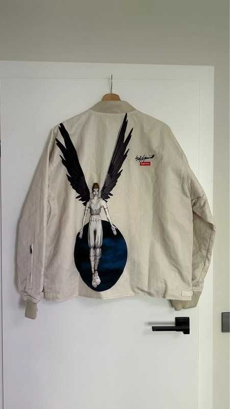 Supreme Yohji Yamamoto Tekken Nylon Bomber Jacket Natural r. L DSWT