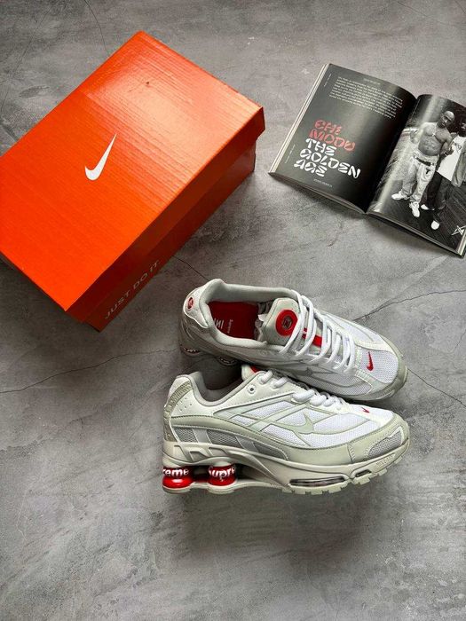 !SALE! Nike Shox Ride 2 x Supreme White 36 37 38 39 40 41 42 43 44 45