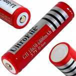Аккумулятор 18650 = 6800 mAh , 3,7V, Ultra Fire, Красный