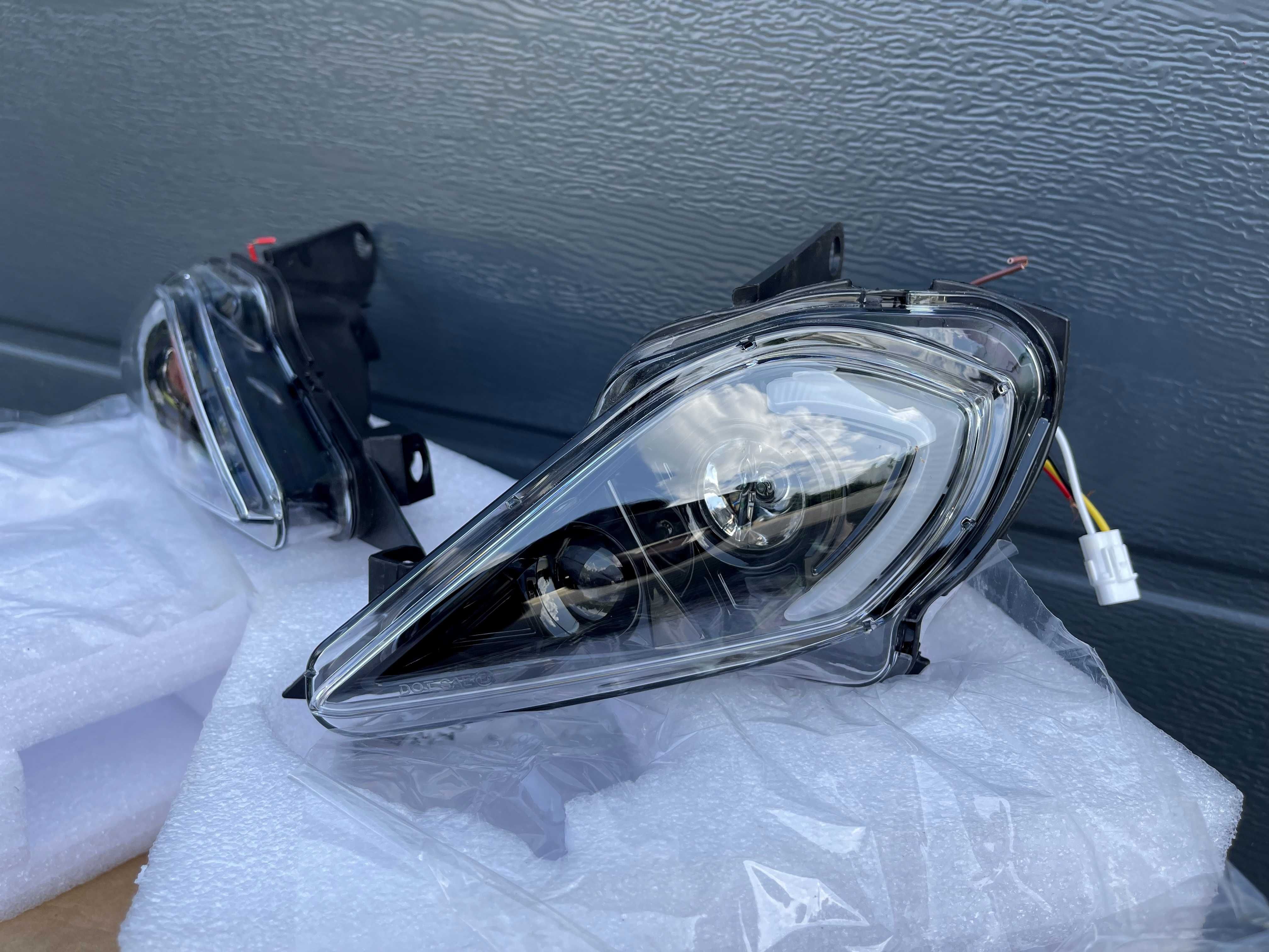 Komplet Lampy Przednie Przód Yamaha YFM R Raptor Quad LED