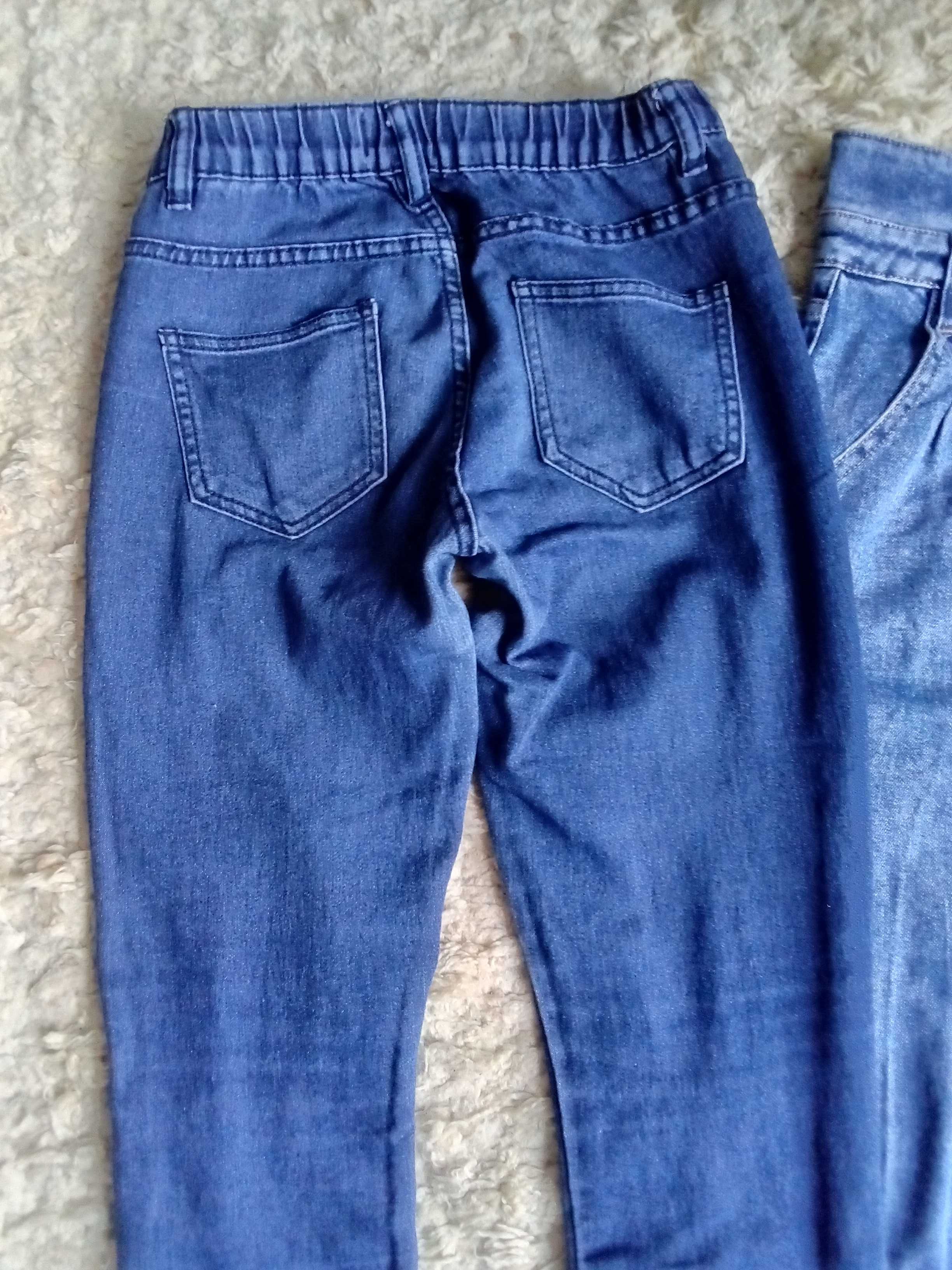 Zestaw ubrań bawełnianych spodni dziewczęcych damskich 164 S jeansy