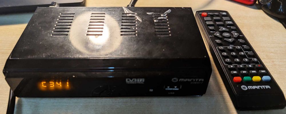 Decoder DVB-T2 Manta 017 H.265 HEVC ODNOWIONY | FULL HD | Pilot