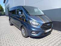 Ford Transit Custom I właściciel Wersja Długa Nawiewy na tył 9 osobowy Salon PL