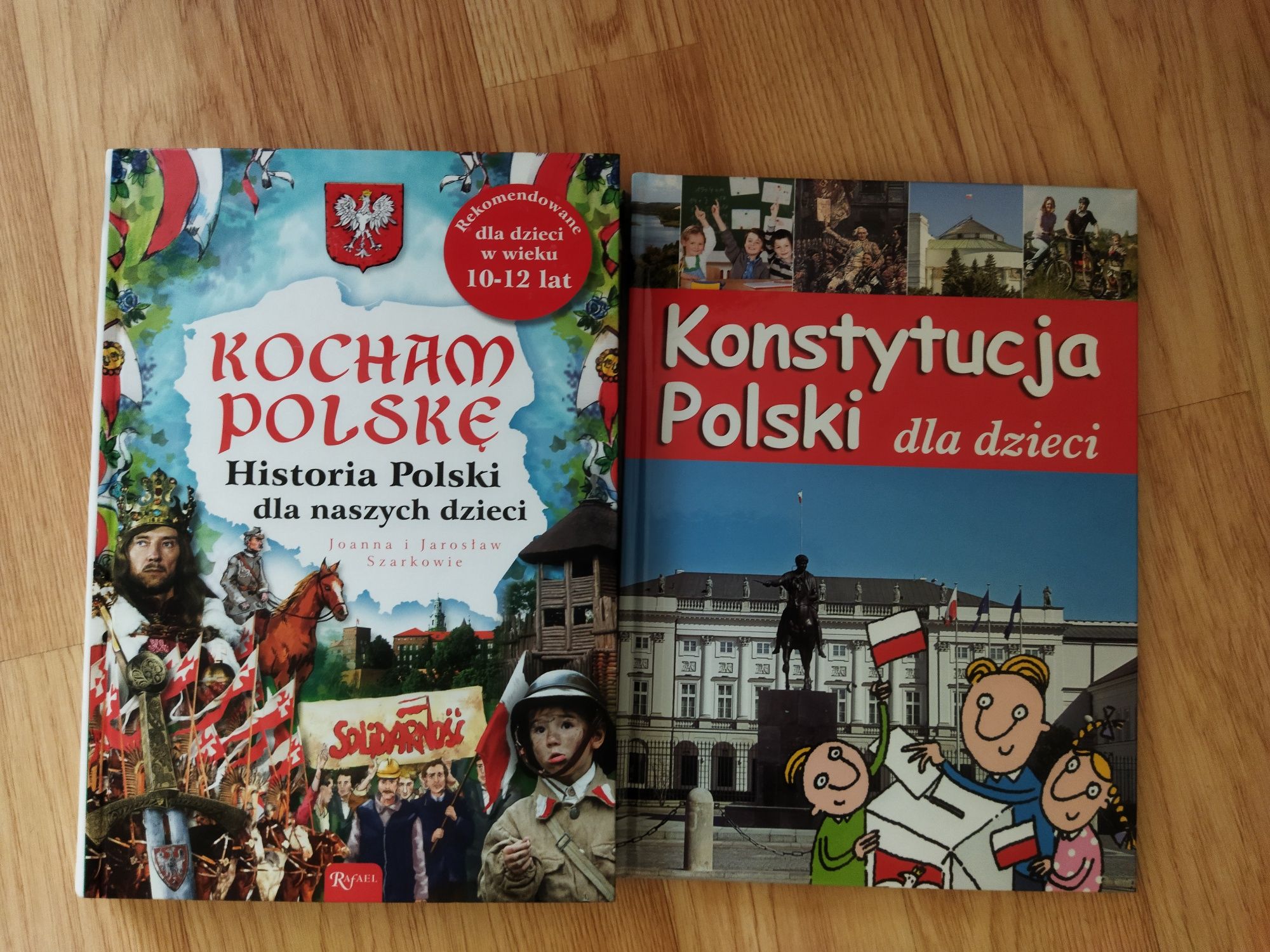 Książki Kocham Polskę i Konstytucja Polski,nowe