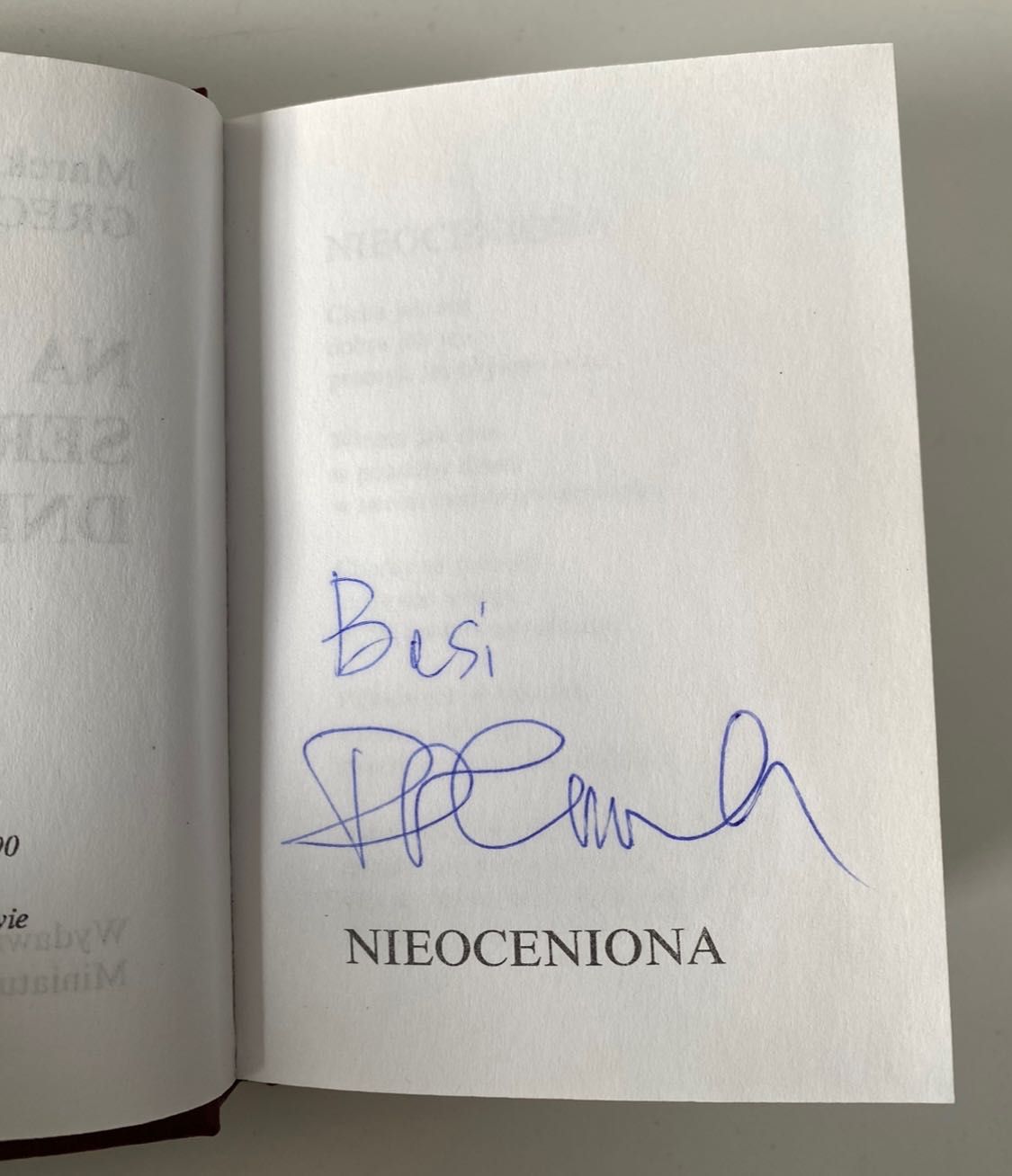 Marek Grechuta AUTOGRAF Na serca dnie książka