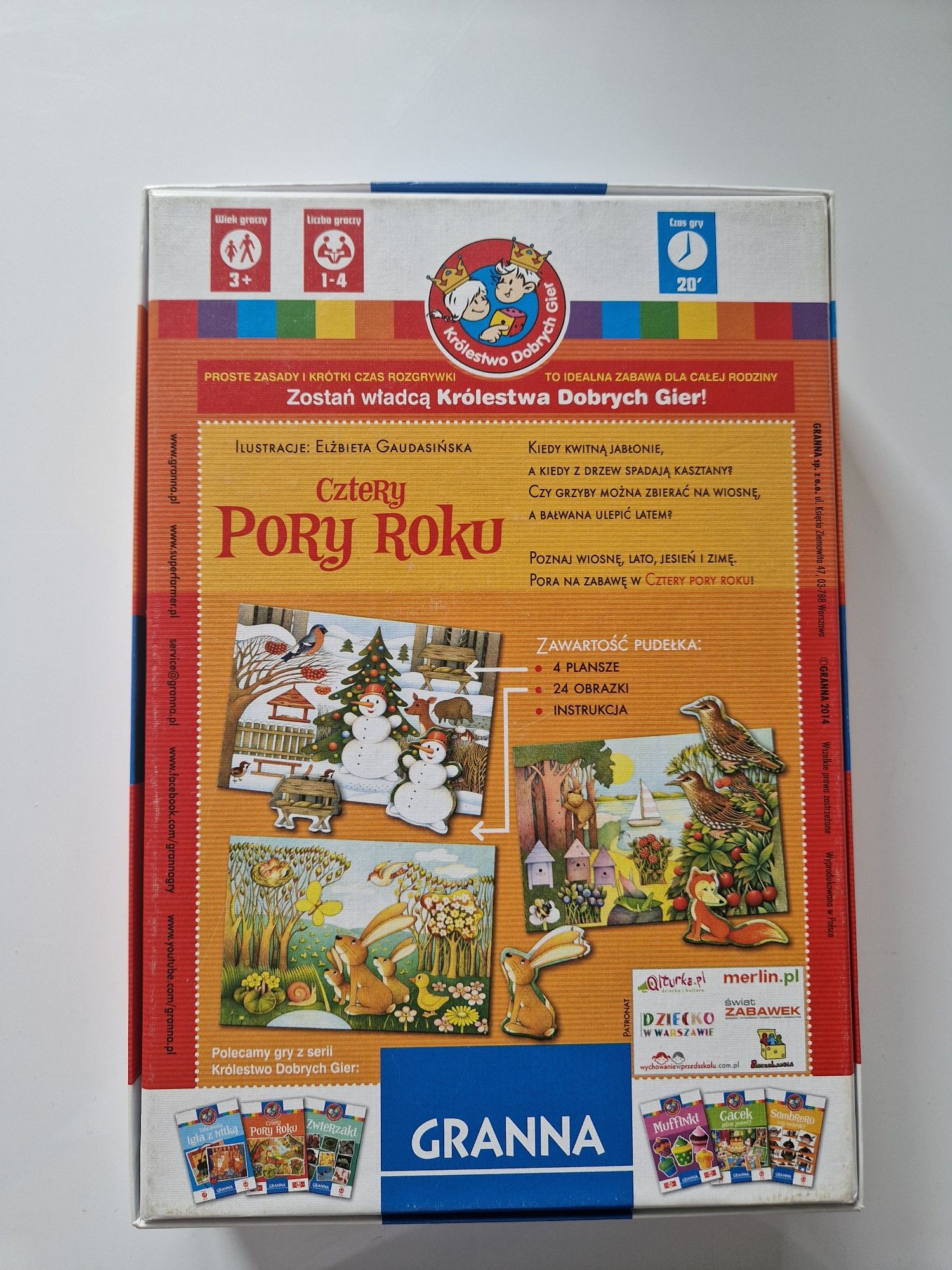 Gra edukacyjna GRANNA Cztery pory roku
