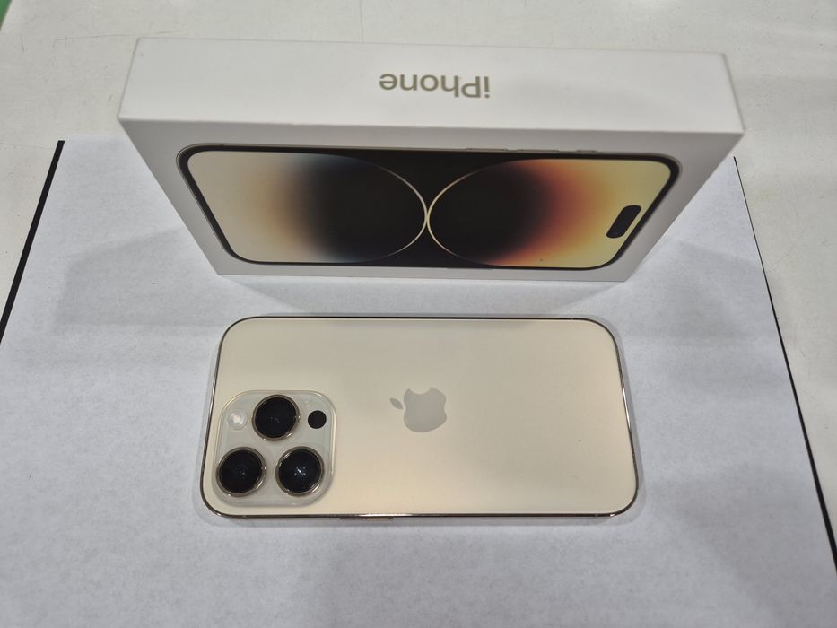 ZADBANY Telefon Apple Iphone 14 Pro 128Gb Złoty / Gold DZIERŻONIÓW