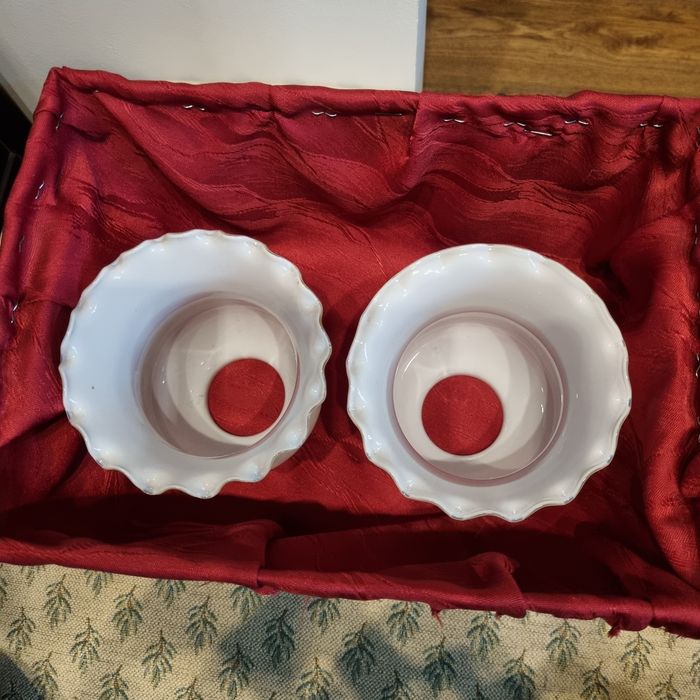 Klosz szklany biały