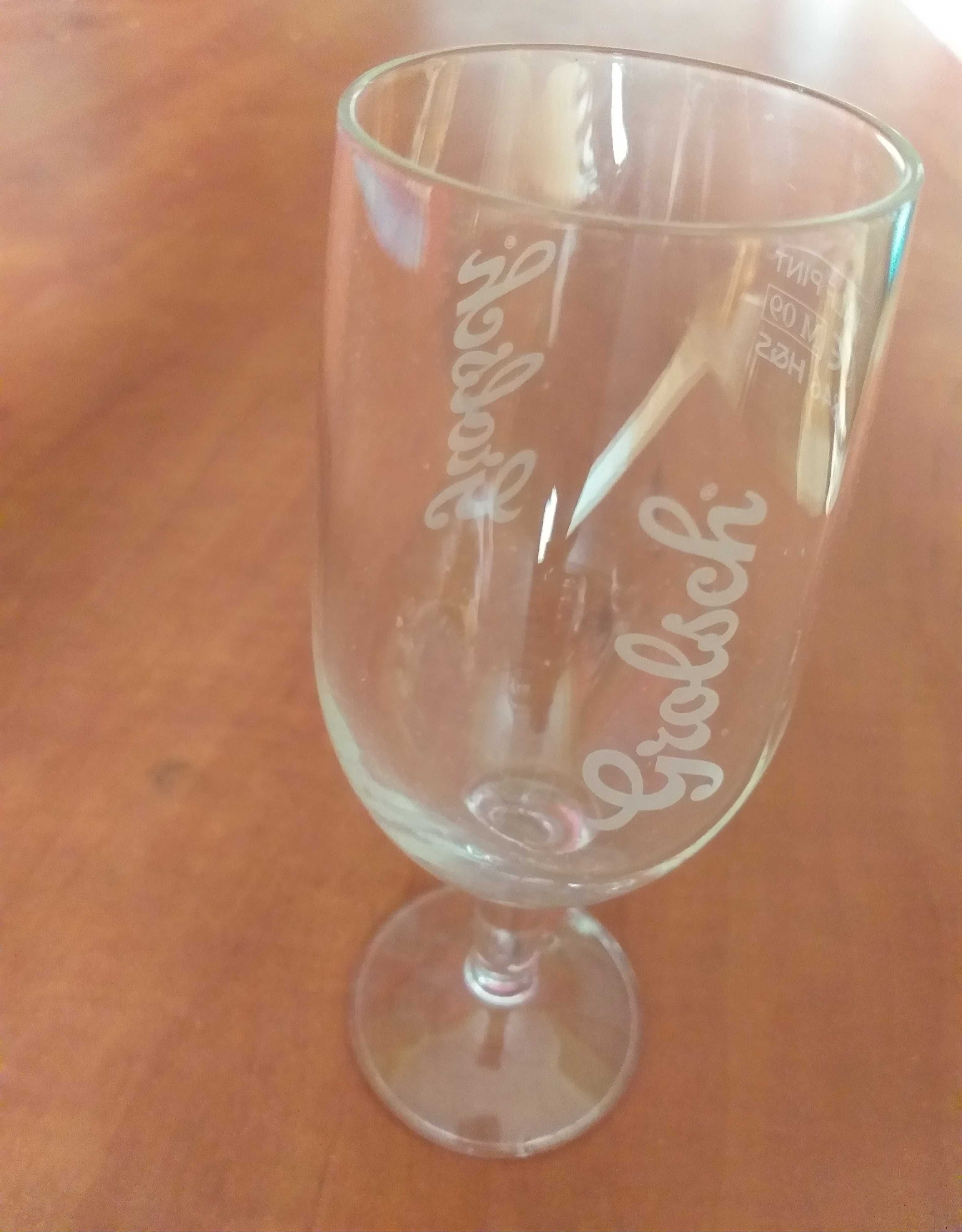 Grolsch голландский пивной стакан бокал на ножке пол пинты 0.34л