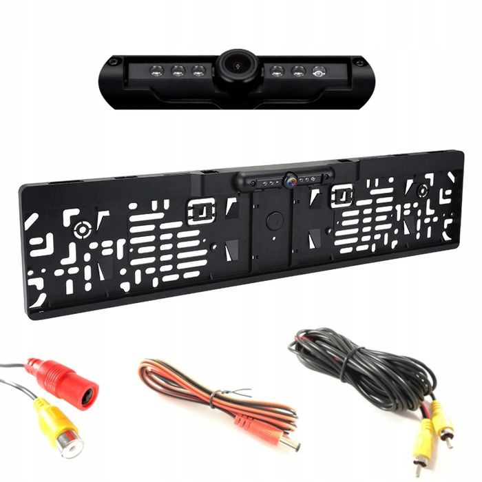 Kamera cofania w ramce tablicy rejestracyjnej Szeroki Kąt SLIM CVBS PA