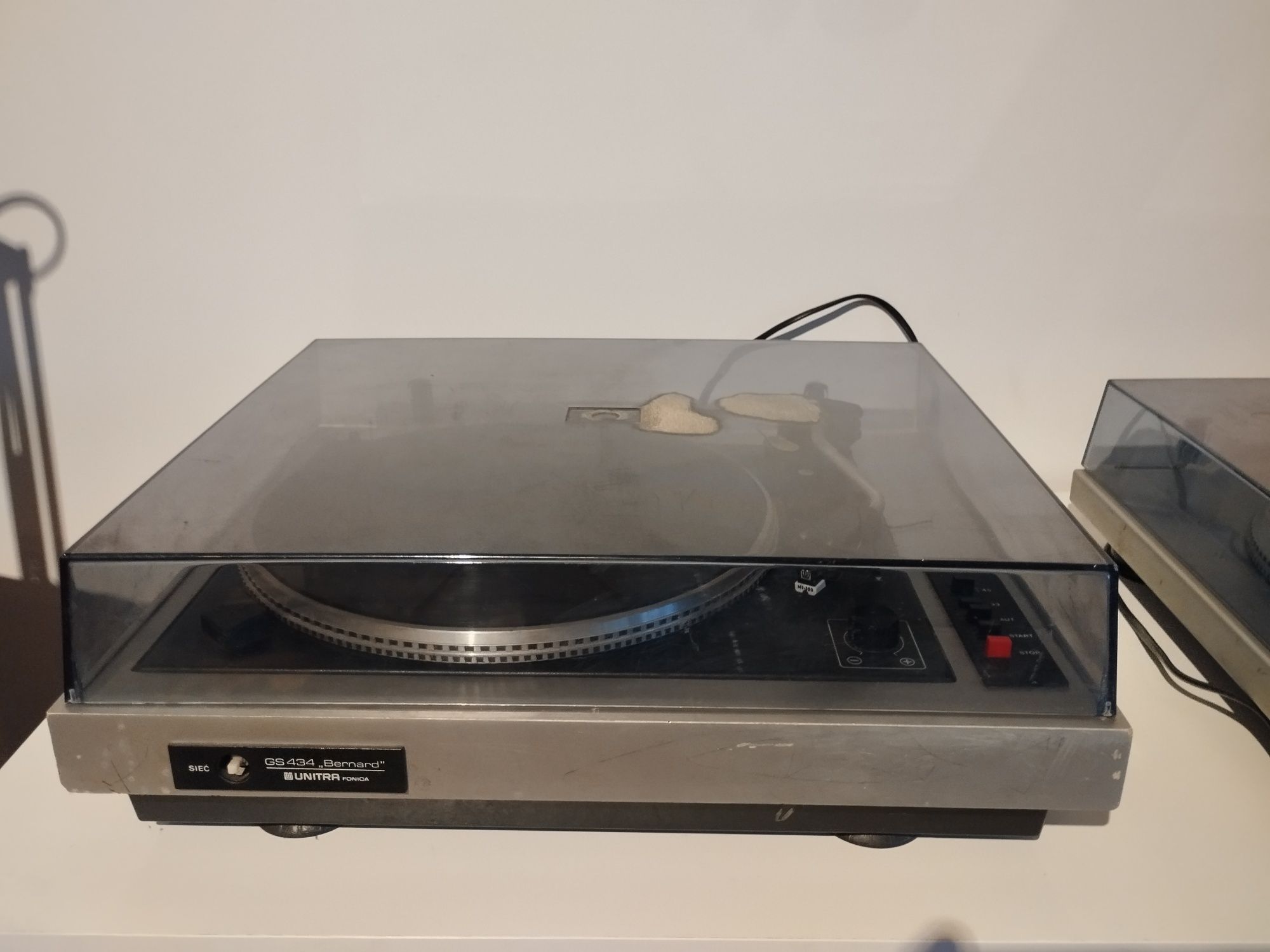 Gramofon UNITRA BERNARD GS 434 talerz wkładka pokrywa
