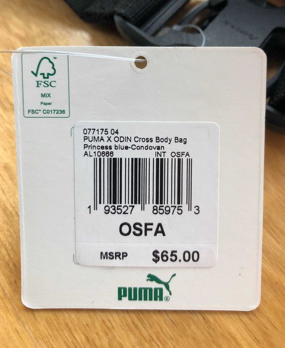 Женская сумка PUMA Odin Crossbody, через плечо, новая, оригинал