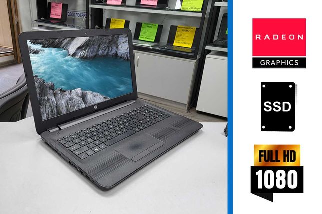 Современный ноутбук HP 15-af122nd /AMD A-6 /Radeon M | Гарантия
