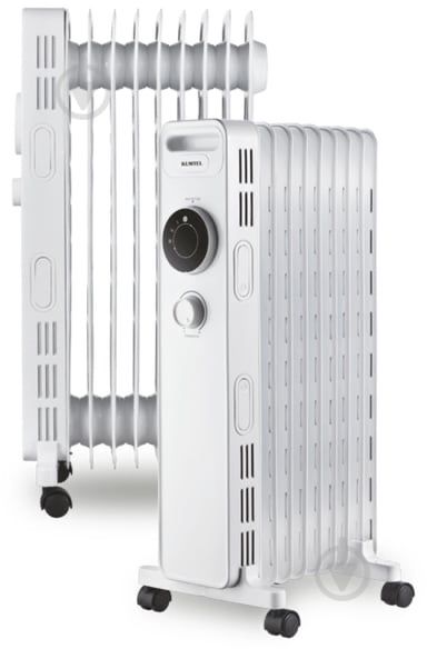 Електричний масляний обігрівач Kumtel KUM-1230S White