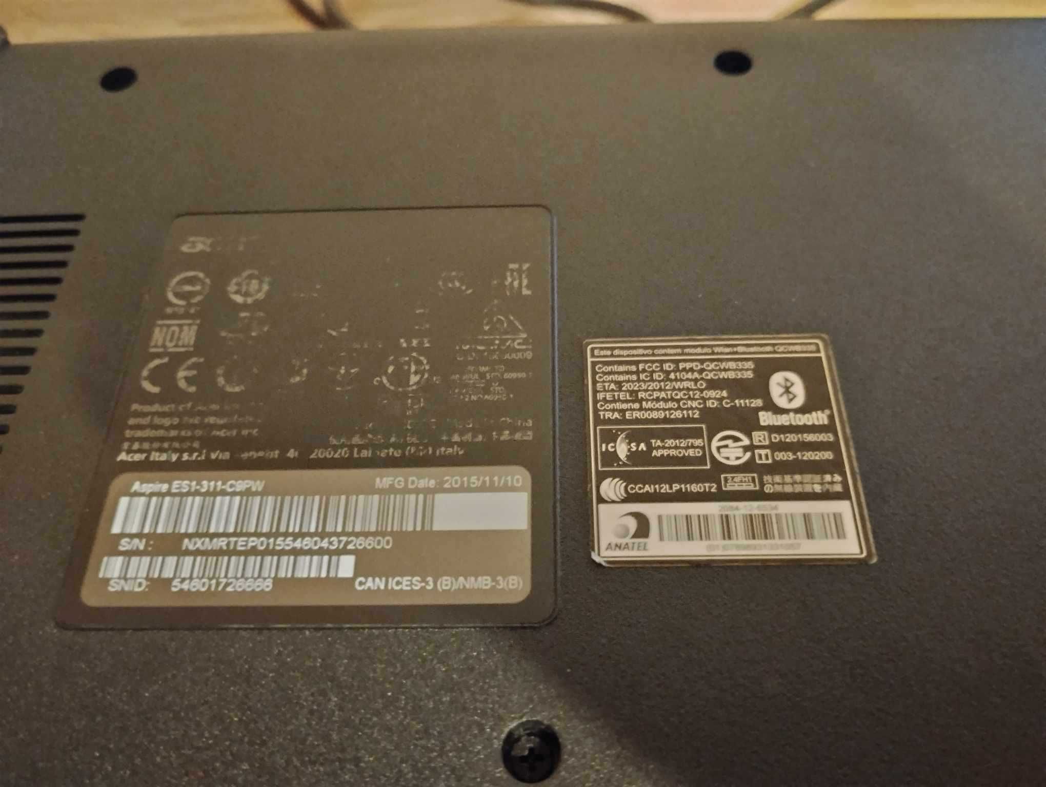 Laptop ACER 2015 r.