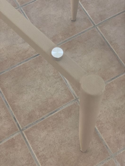 Mesa secretária de vidro