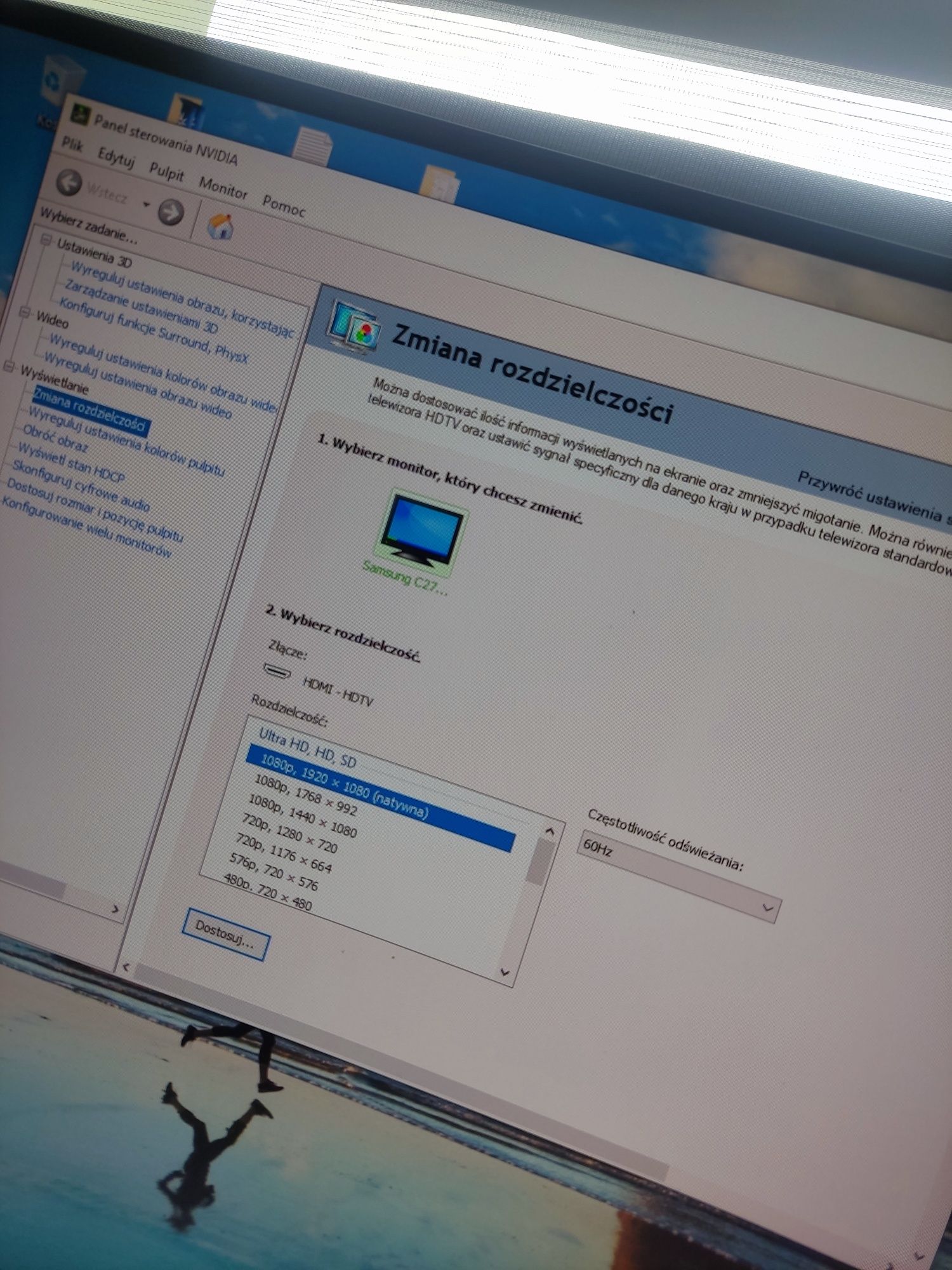 Monitor zakrzywiony Samsung 60hz 27"