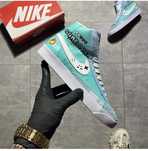 Кроссовки найк Nike Хайтопы высокие blazer mid game over