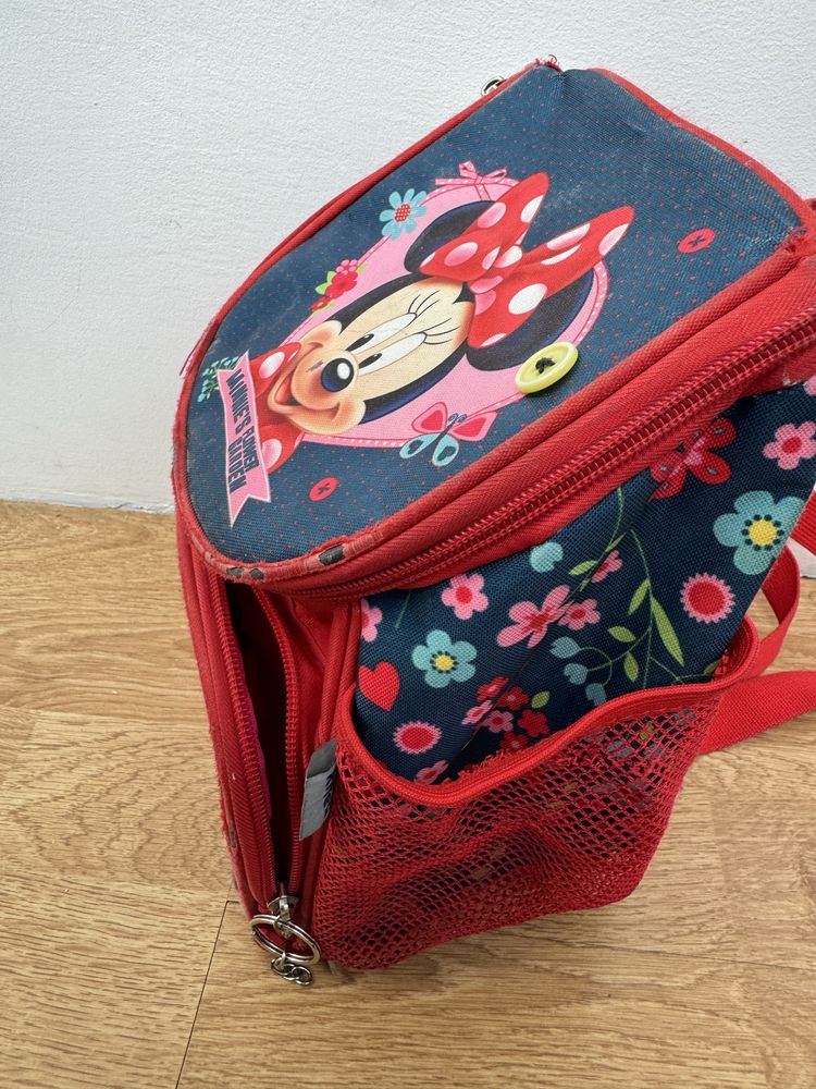 Продається дитячий червоний рюкзак Мінні маус для садочку
